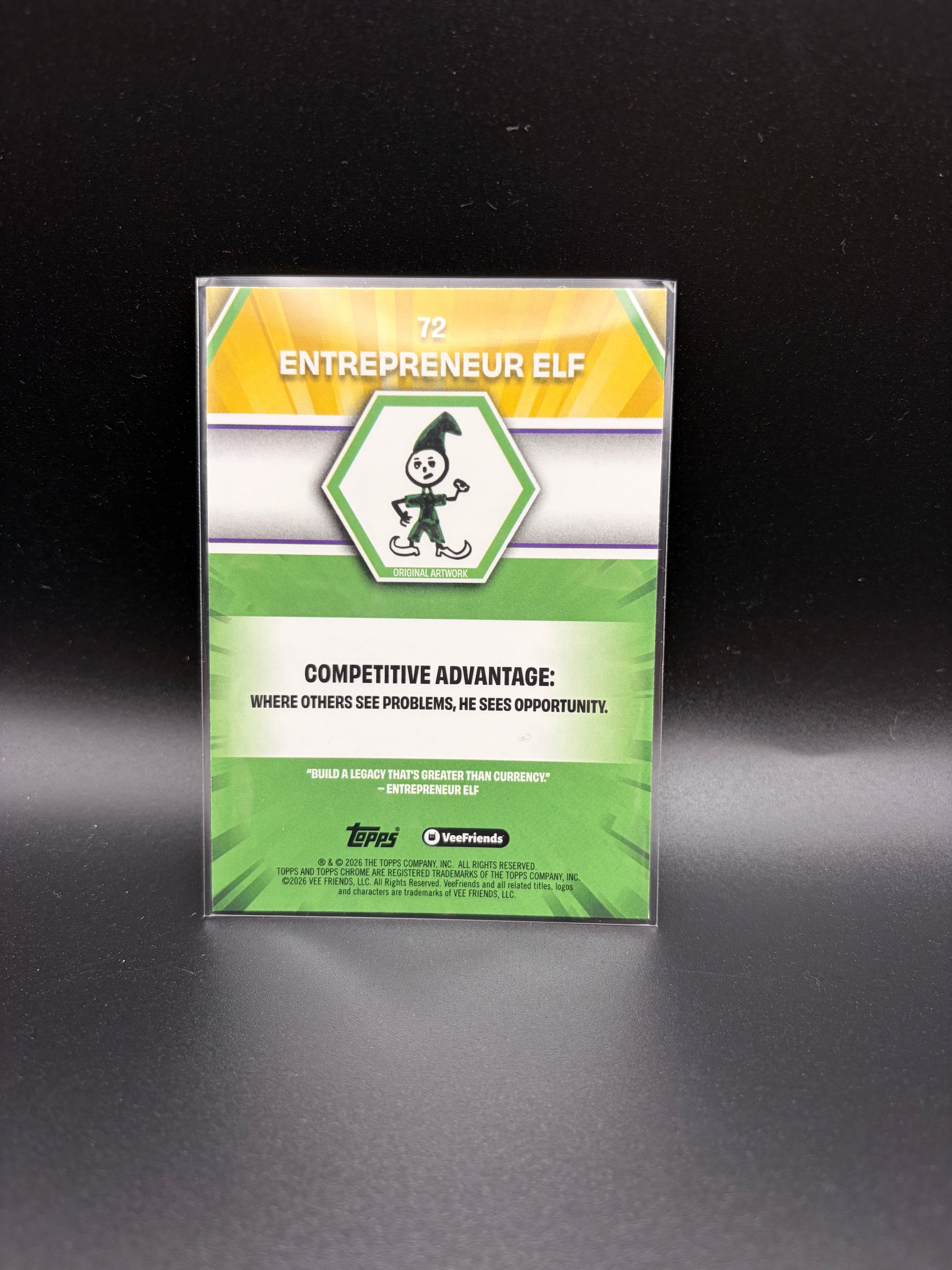 2026 Topps Chrome Veefriends - Entrepreneur Elf - X-Fractor #72