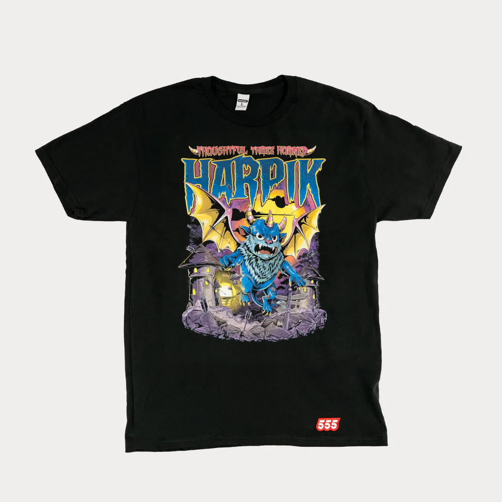 houghtful Three Horned Harpik 555 Tee: Limited Edition /555