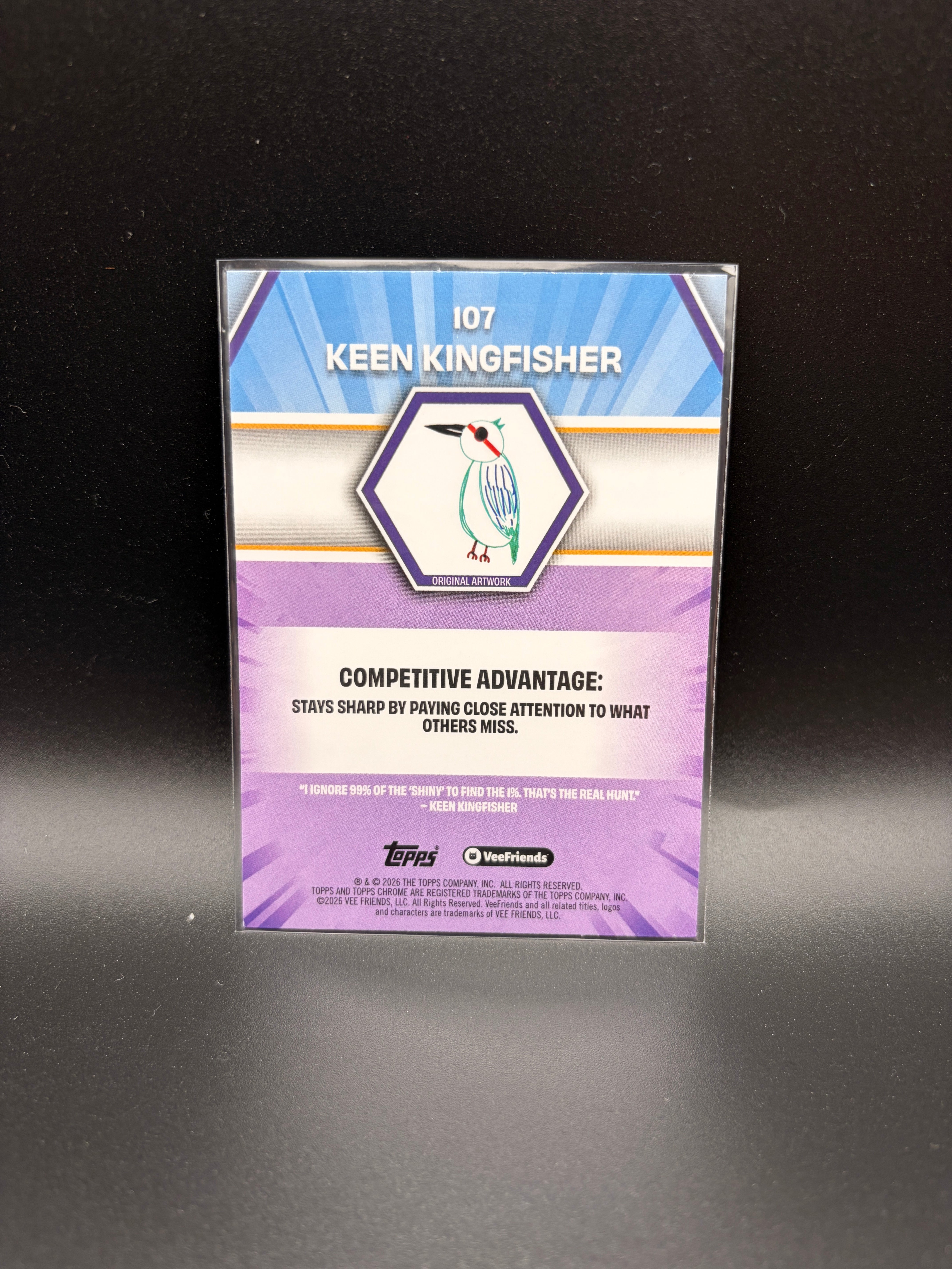 2026 Topps Chrome Veefriends - Keen Kingfisher - X-Fractor #107