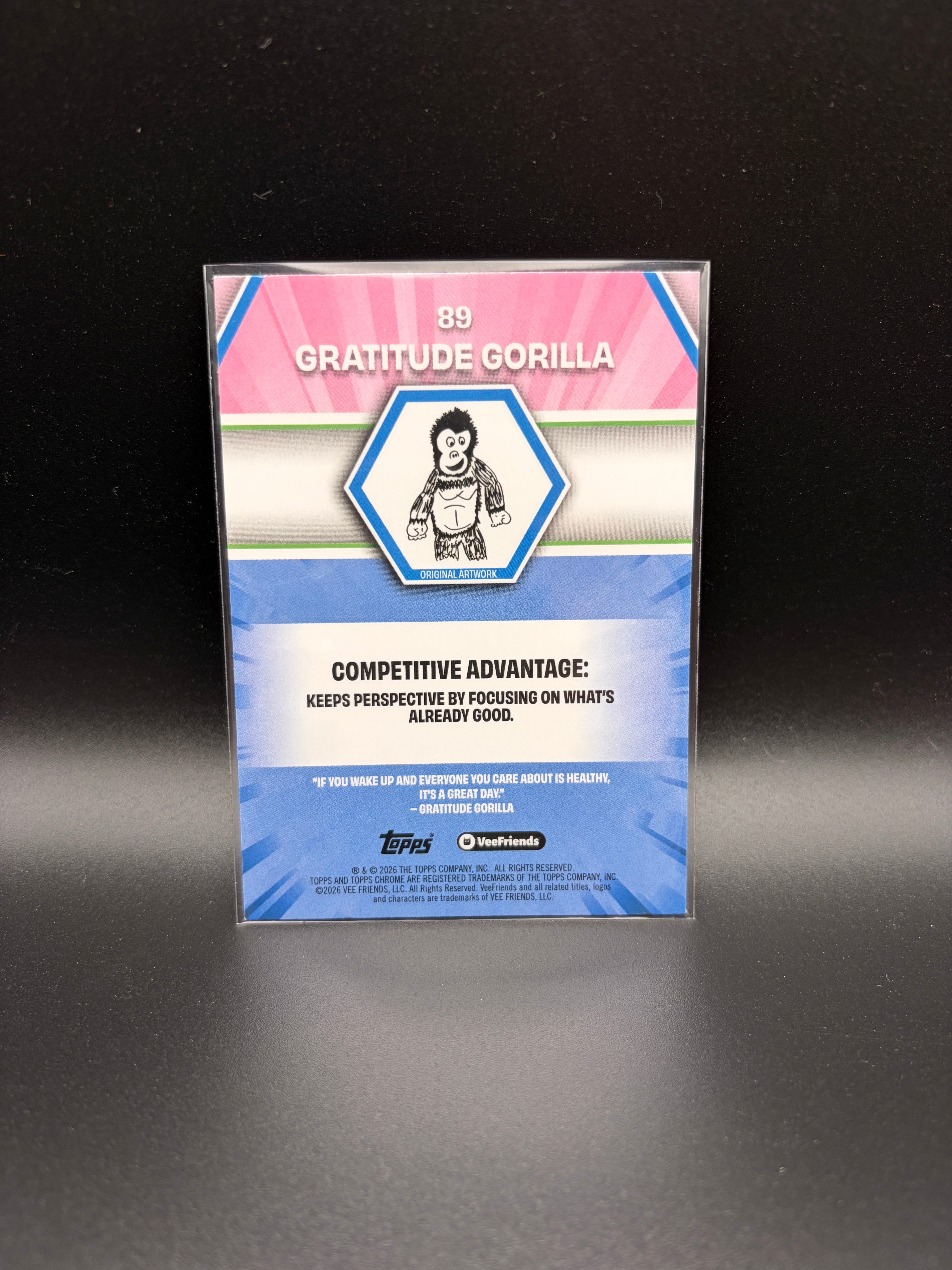 2026 Topps Chrome Veefriends - Gratitude Gorilla - X-Fractor #89