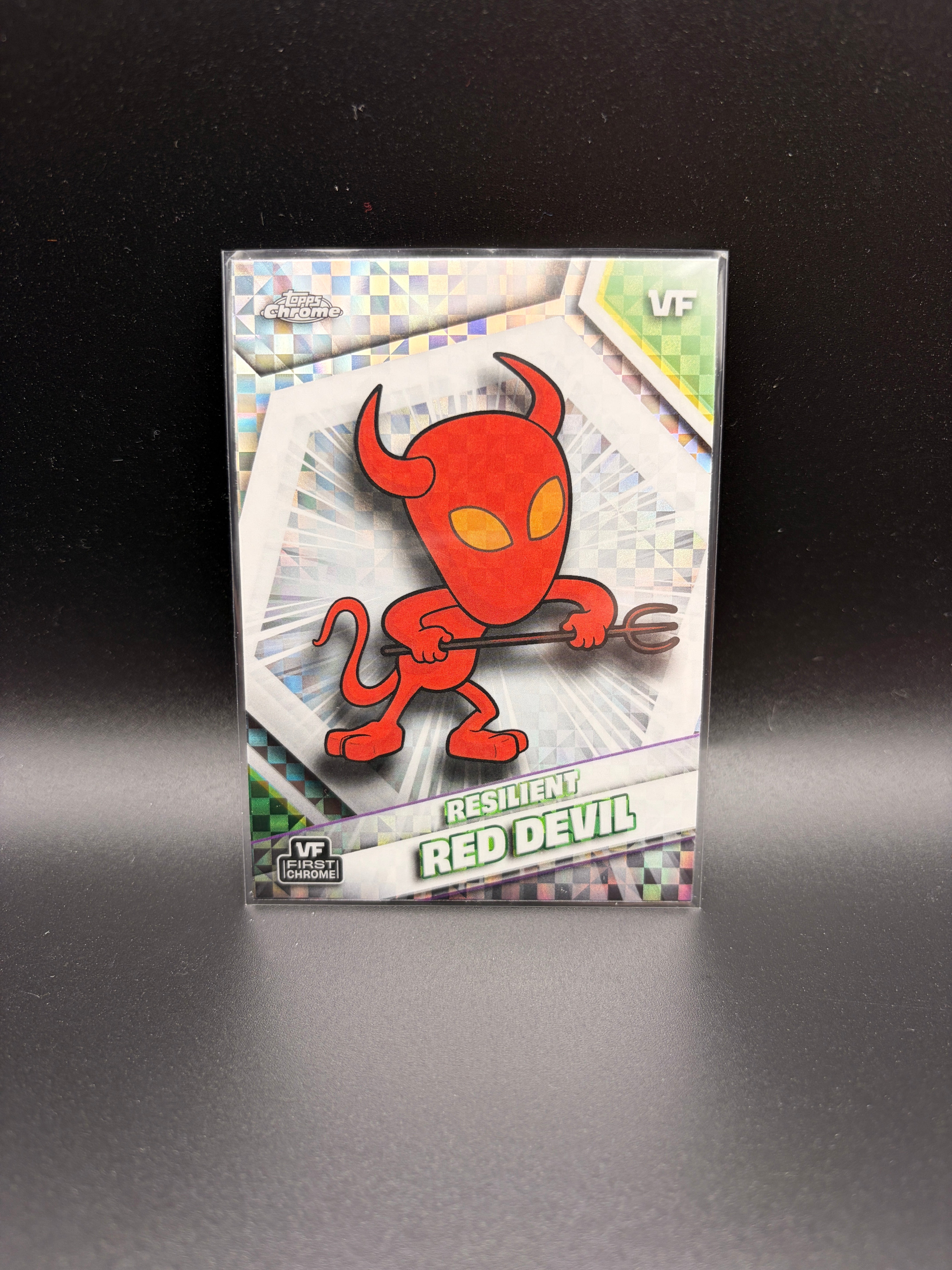 2026 Topps Chrome Veefriends -Resilient Red Devil - X-Fractor #66