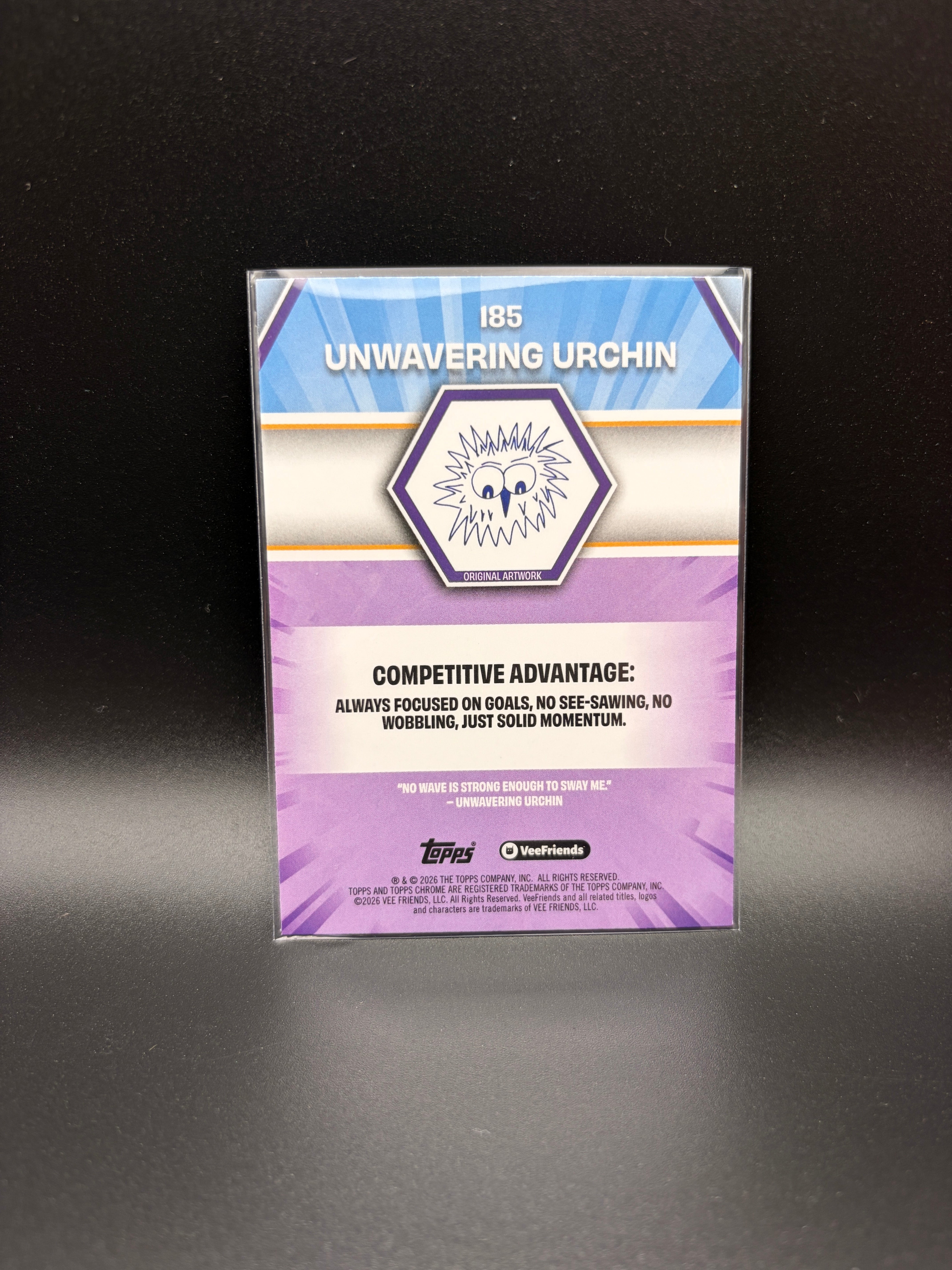 2026 Topps Chrome Veefriends - Unwavering Urchin - X-Fractor #185