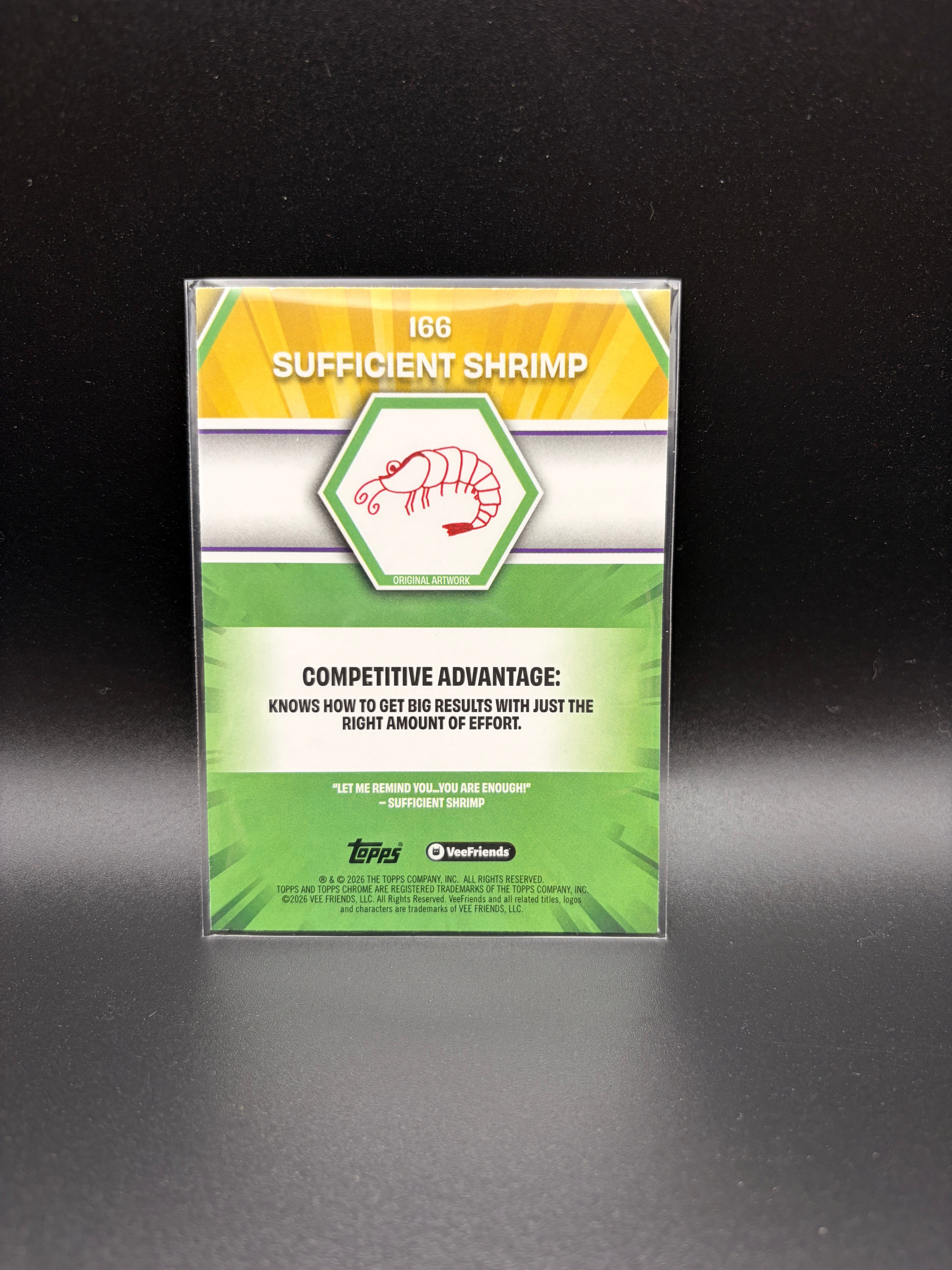 2026 Topps Chrome Veefriends - Sufficient Shrimp - X-Fractor #166
