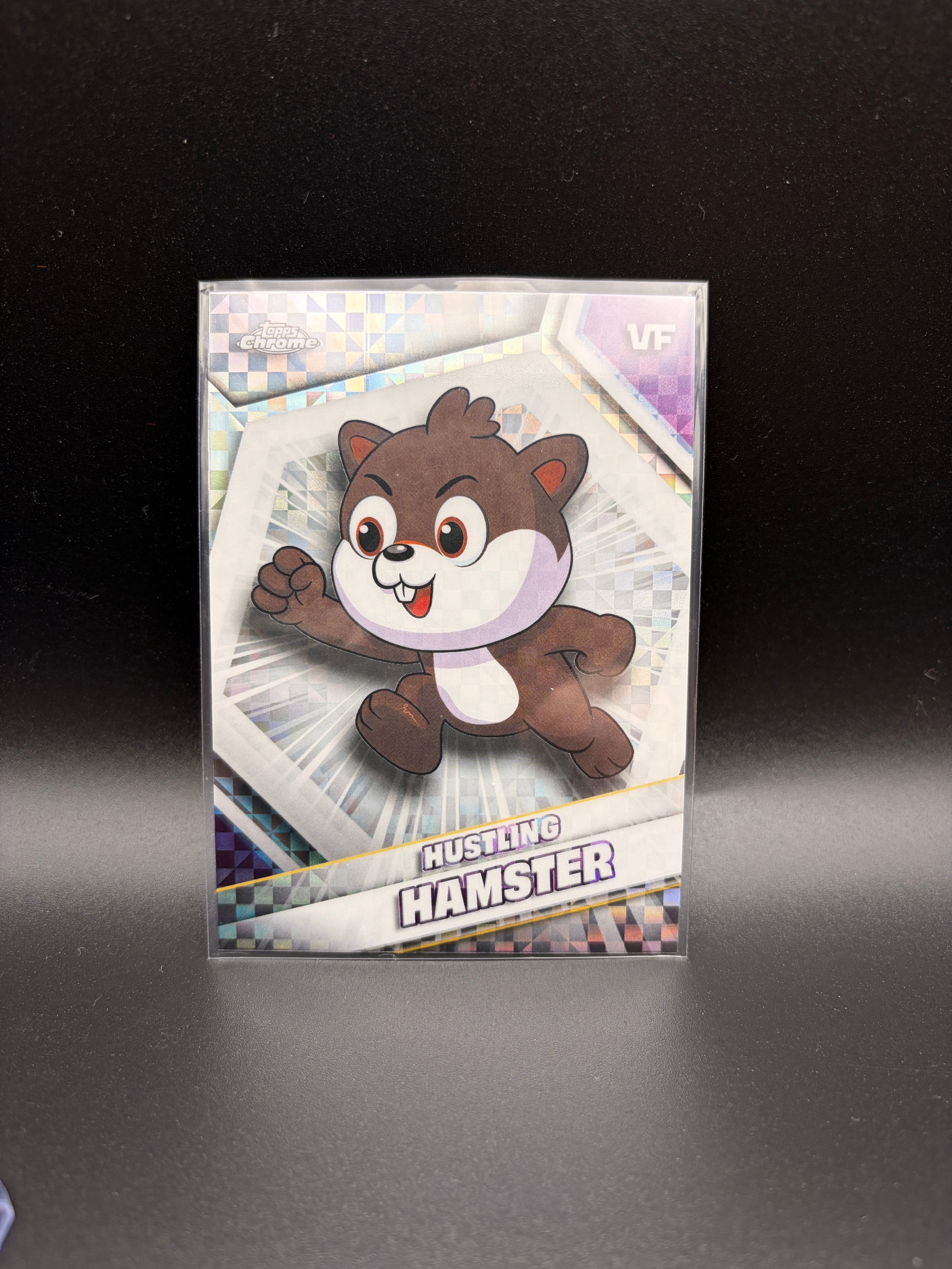 2026 Topps Chrome Veefriends - Hustling Hamster - X-Fractor #100