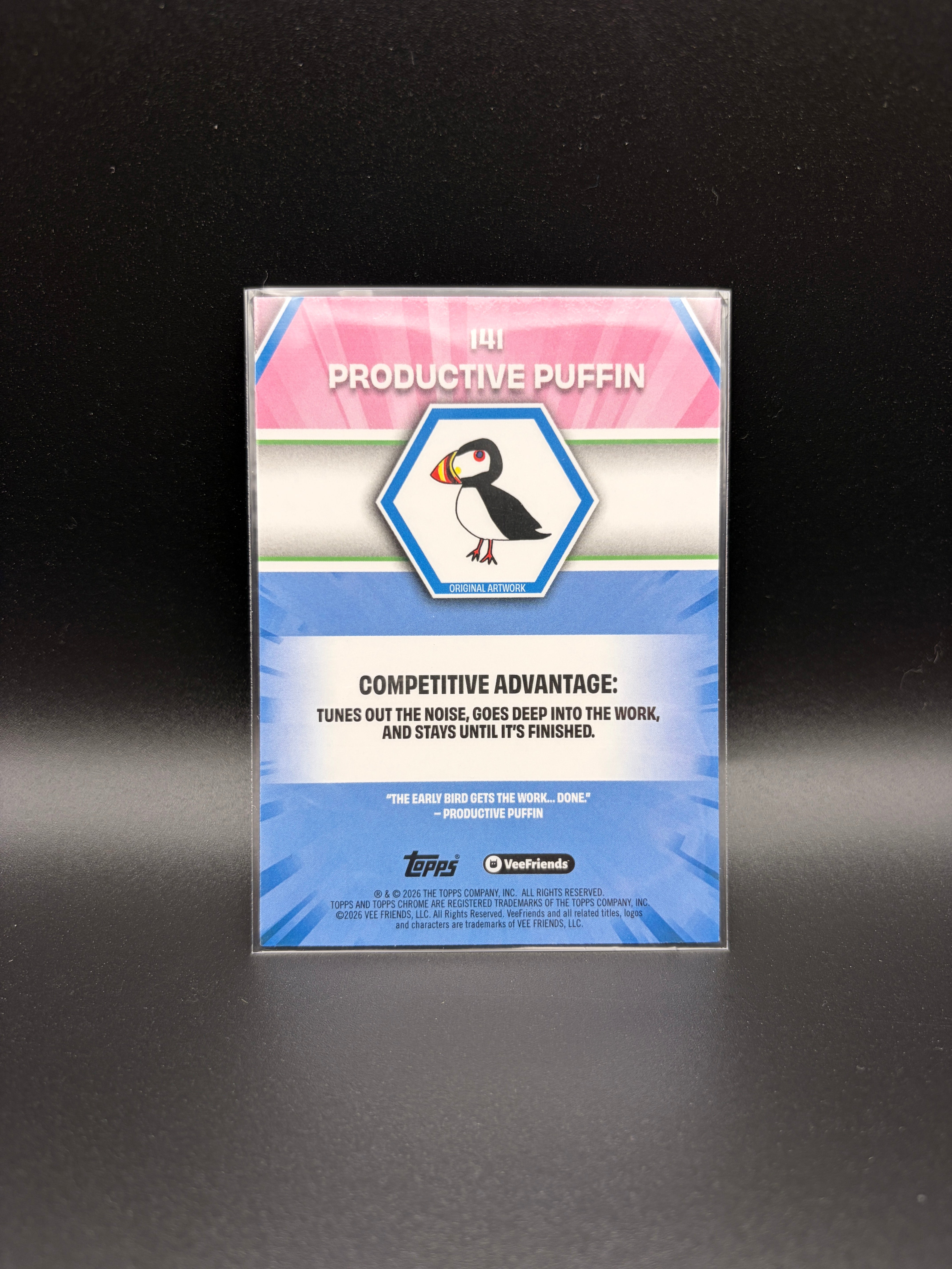 2026 Topps Chrome Veefriends - Productive Puffin - X-Fractor #141