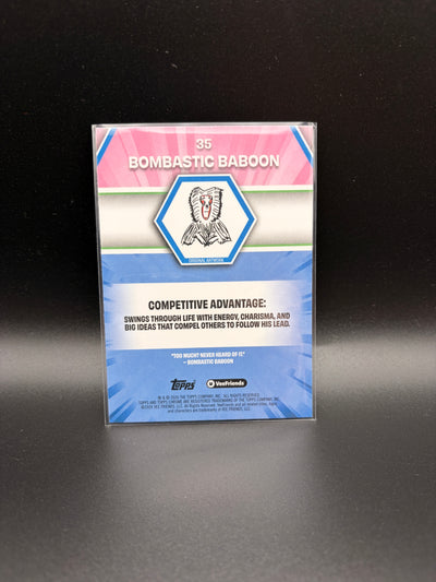 2026 Topps Chrome Veefriends - Bombastic Baboon - X-Fractor #35