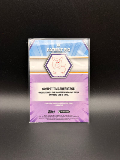 2026 Topps Chrome Veefriends - Patient Pig - X-Fractor #13