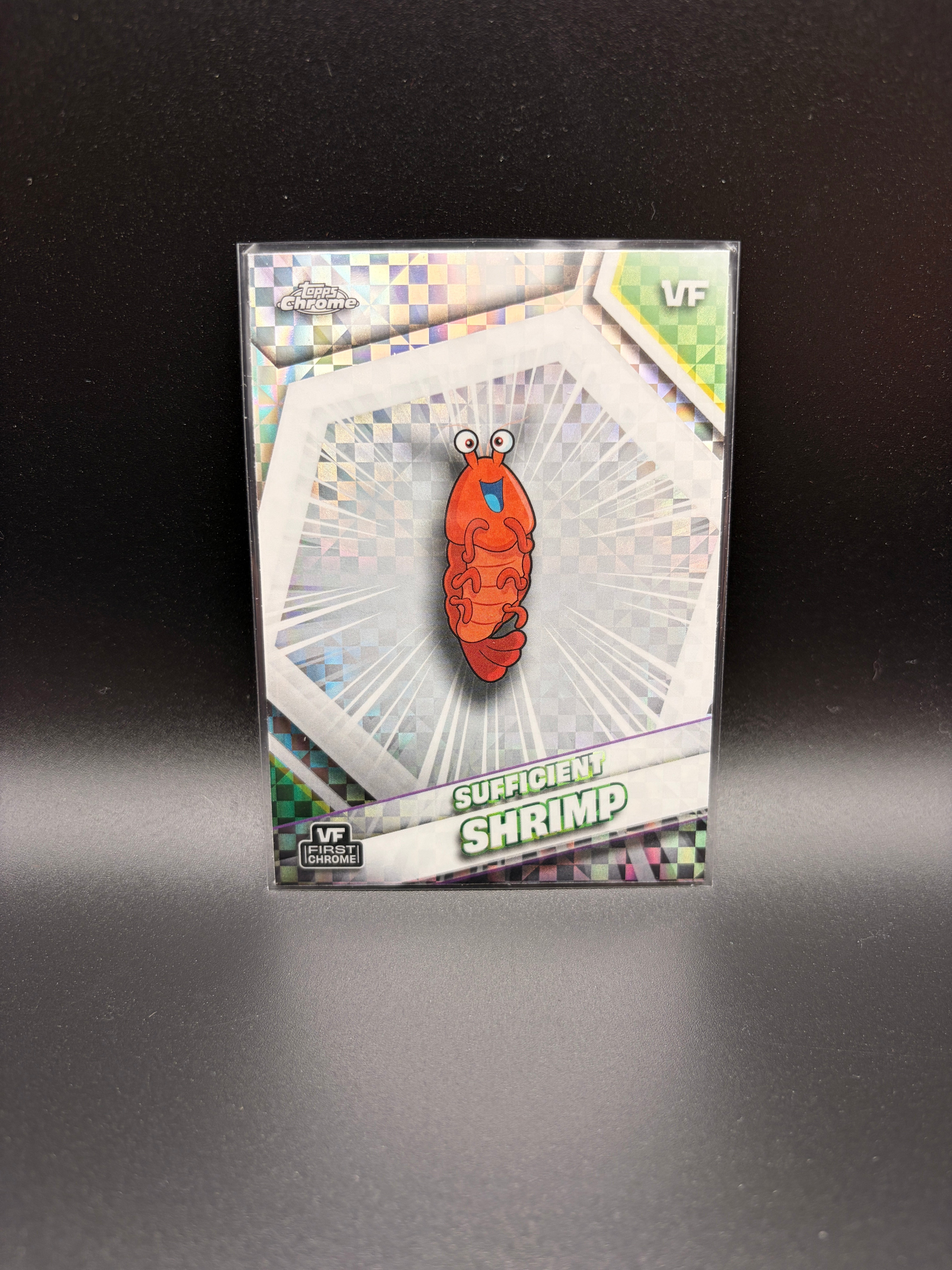 2026 Topps Chrome Veefriends - Sufficient Shrimp - X-Fractor #166