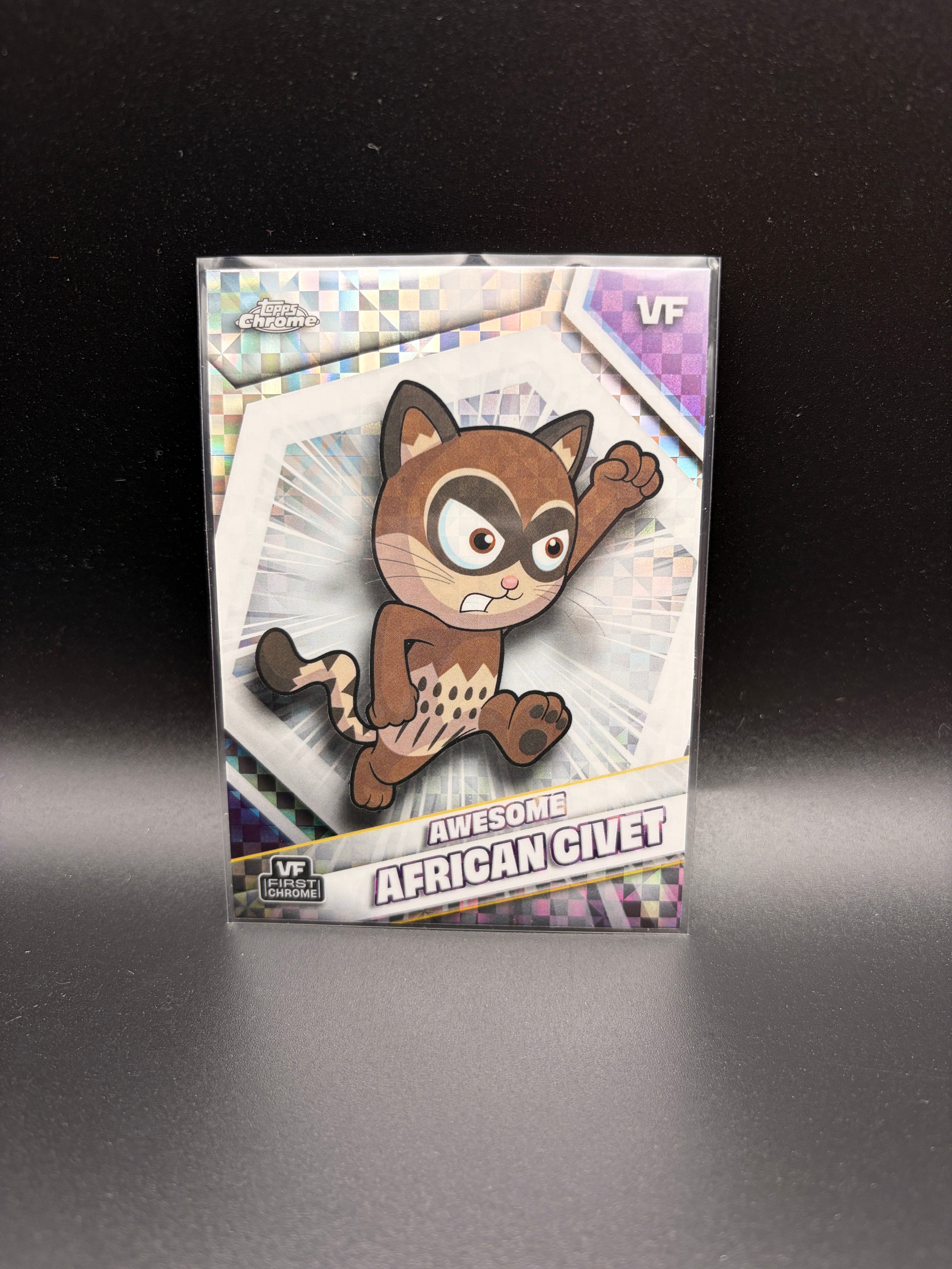 2026 Topps Chrome Veefriends - Awesome African Civet - X-Fractor #25