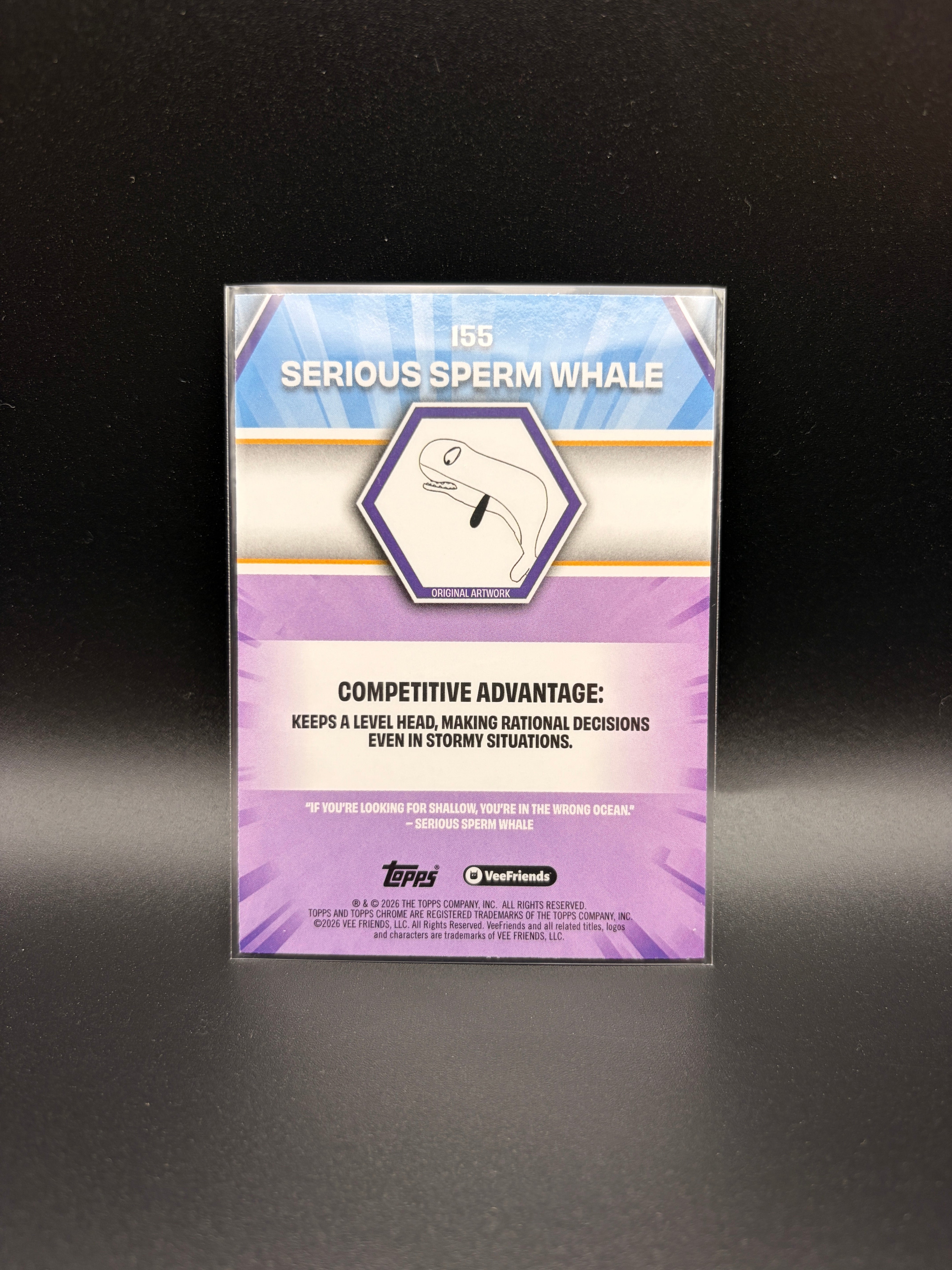 2026 Topps Chrome Veefriends - Serious Sperm Whale - X-Fractor #155
