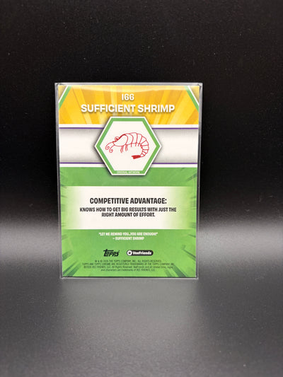2026 Topps Chrome Veefriends - Sufficient Shrimp - X-Fractor #166