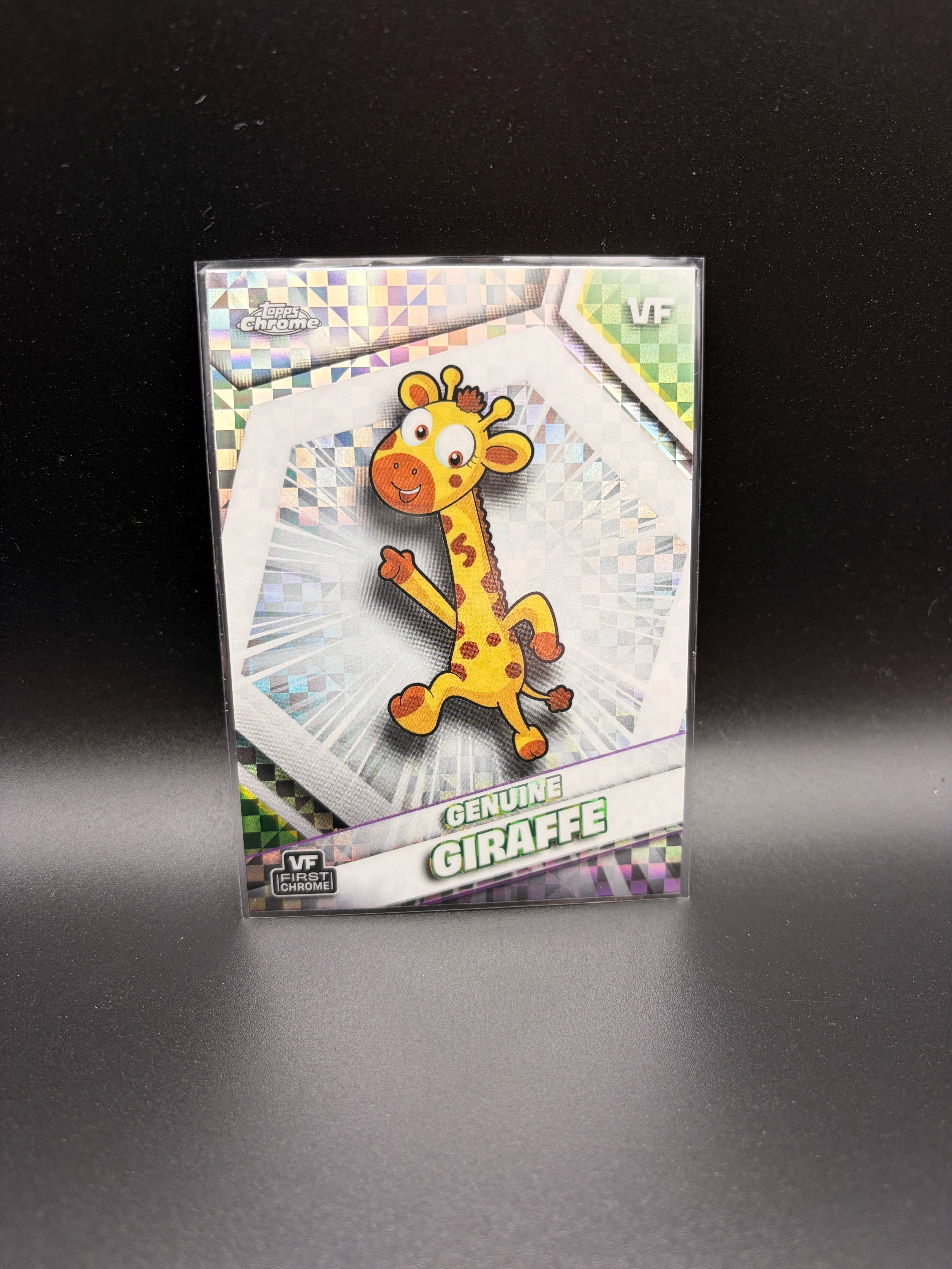 2026 Topps Chrome Veefriends - Genuine Giraffe - X-Fractor #81