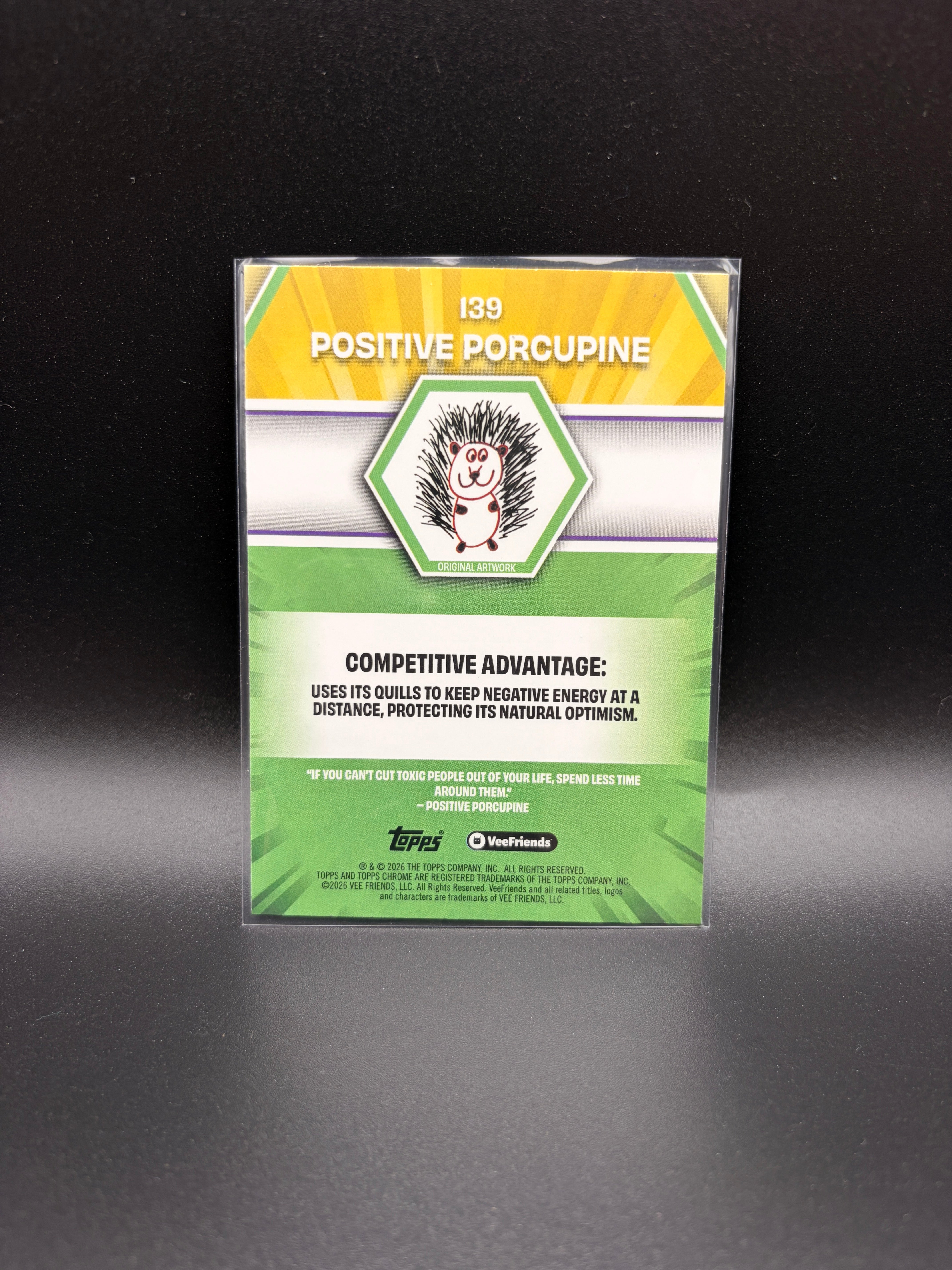 2026 Topps Chrome Veefriends - Positive Porcupine - X-Fractor #139