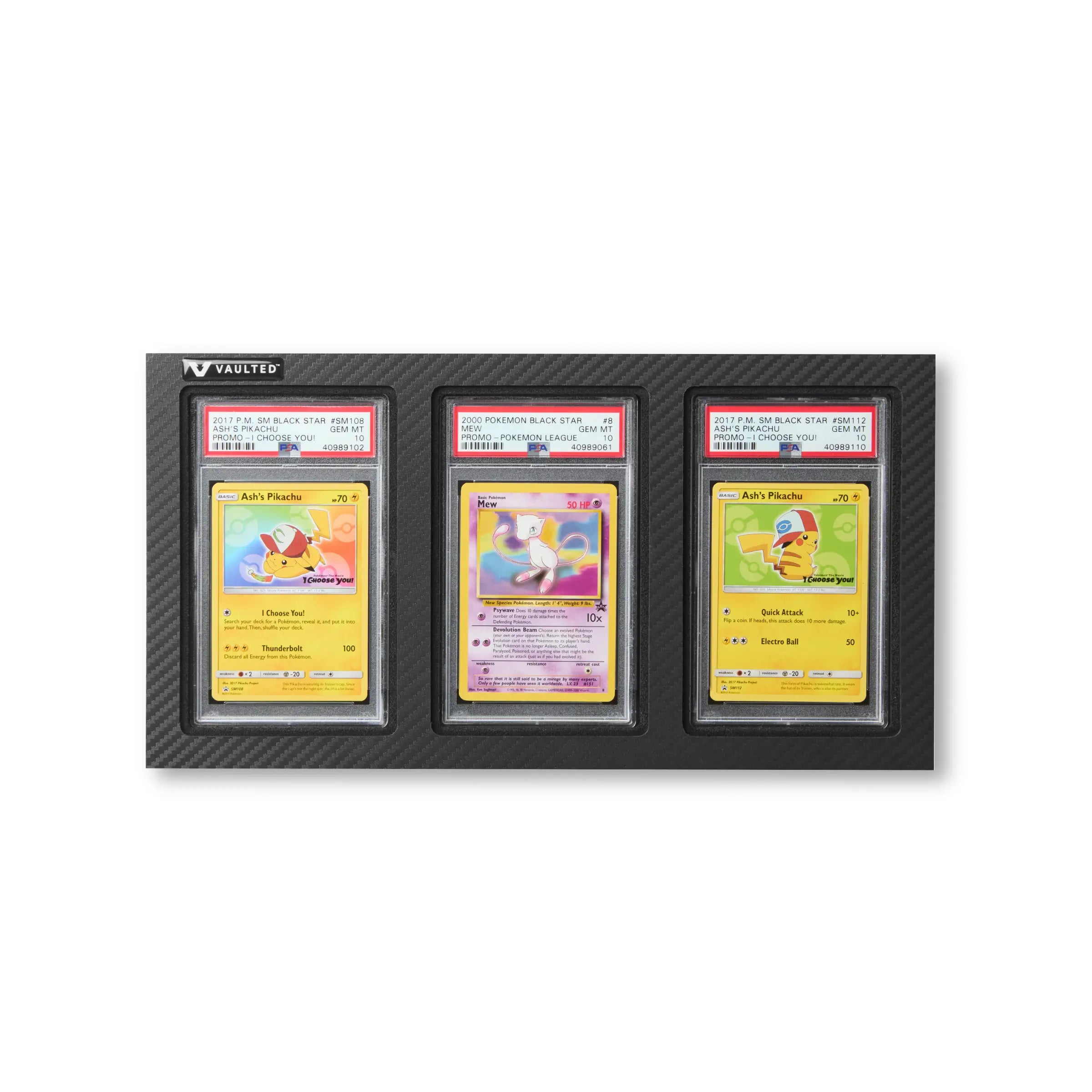Card Display (PSA/CGC) (3-Card)