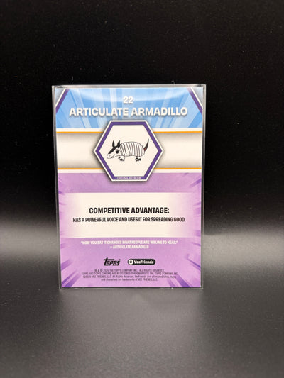 2026 Topps Chrome Veefriends - Articulate Armadillo - X-Fractor #22