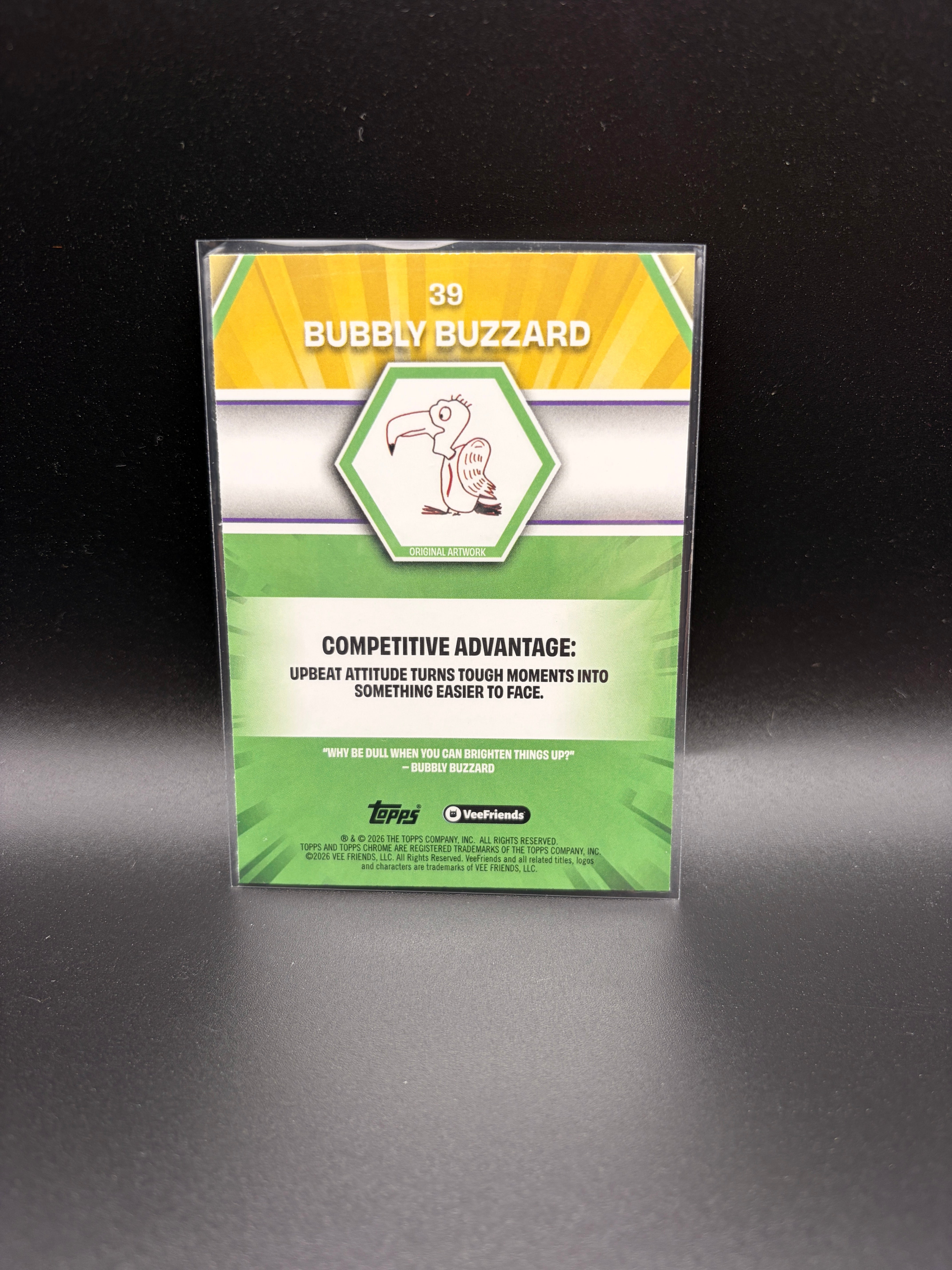 2026 Topps Chrome Veefriends - Bubbly Buzzard - X-Fractor #39