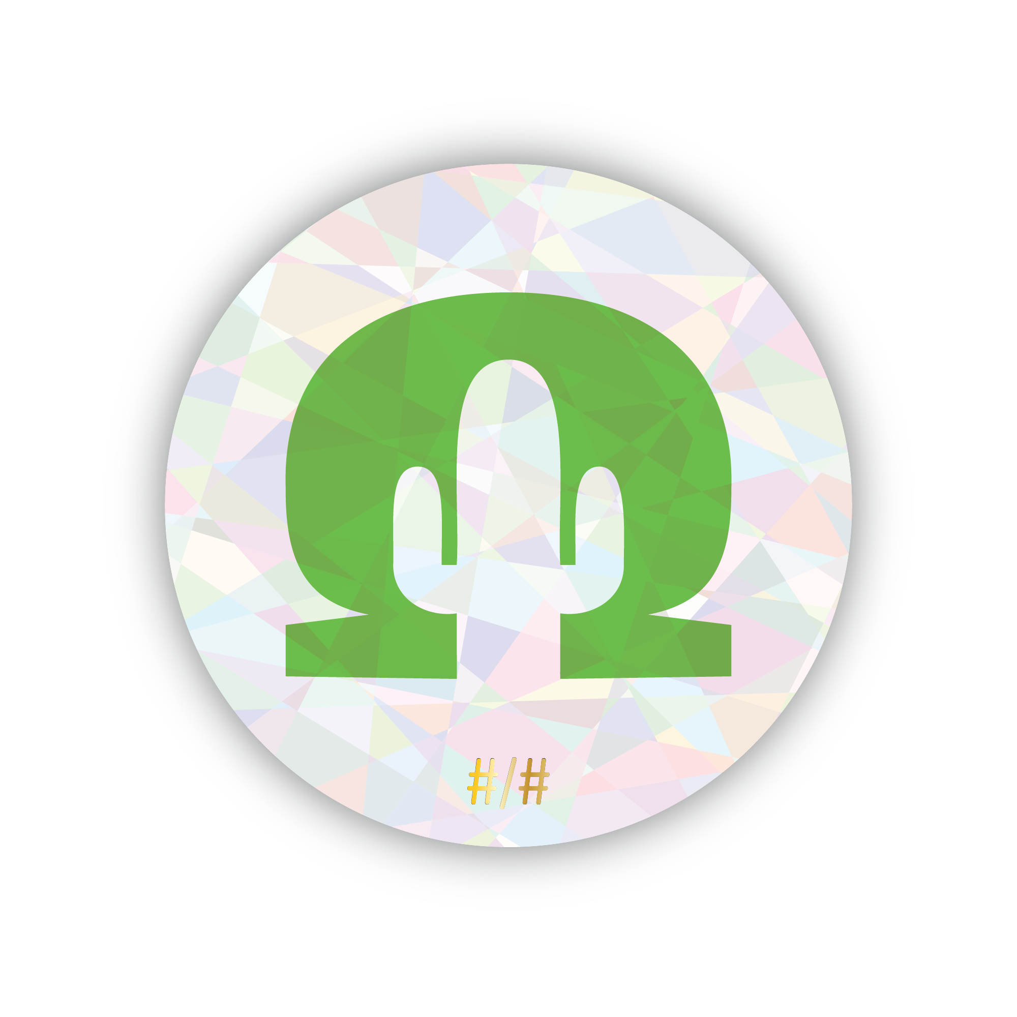 Foil Numbered Custom Stickers • Your Artwork, Logo, or Photo!