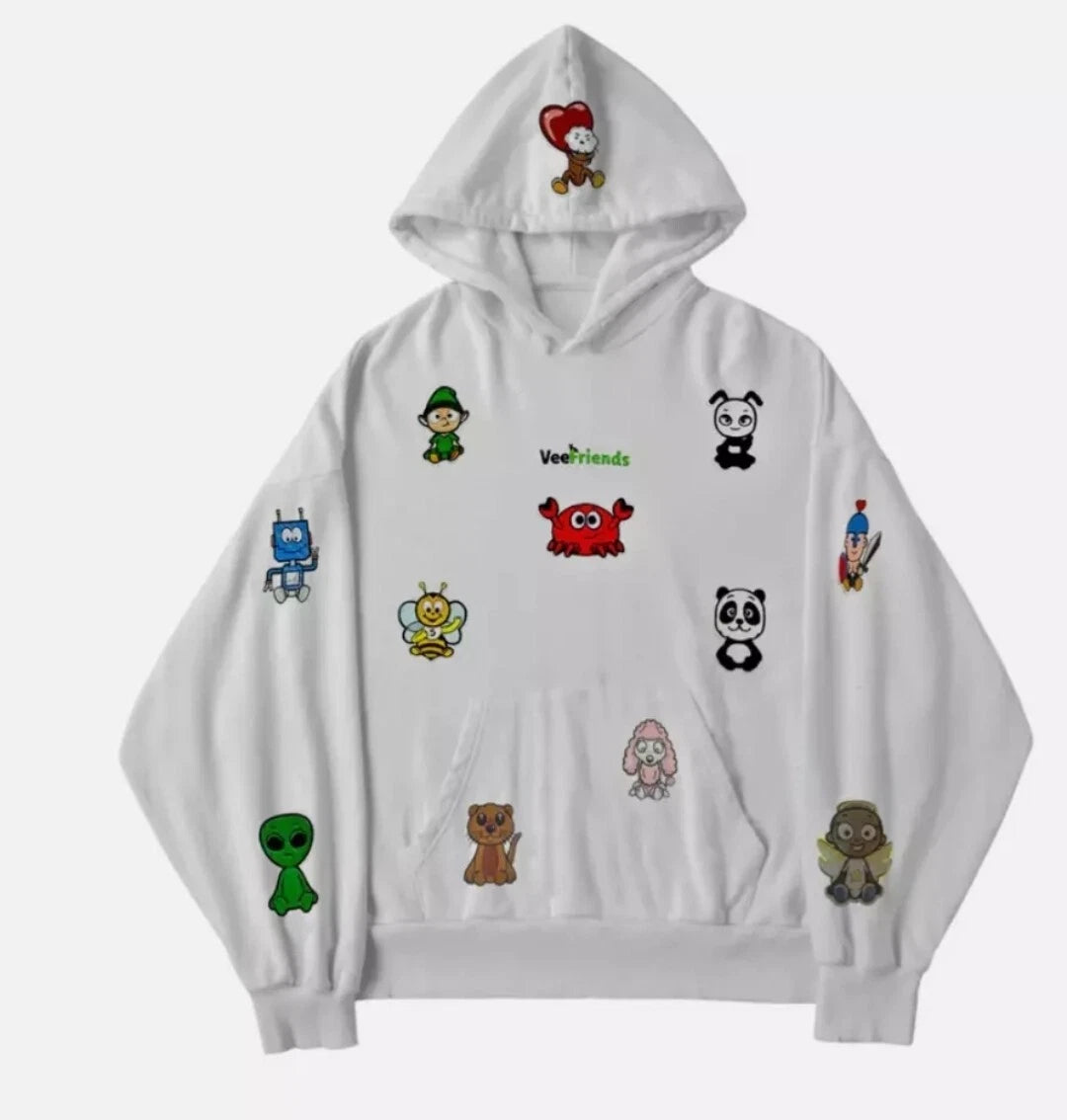 VeeFriends White Patch Hoodie