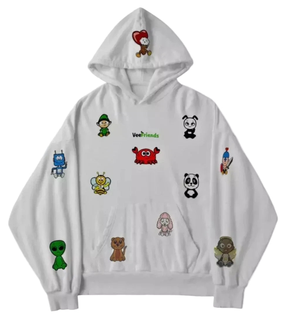 VeeFriends White Patch Hoodie