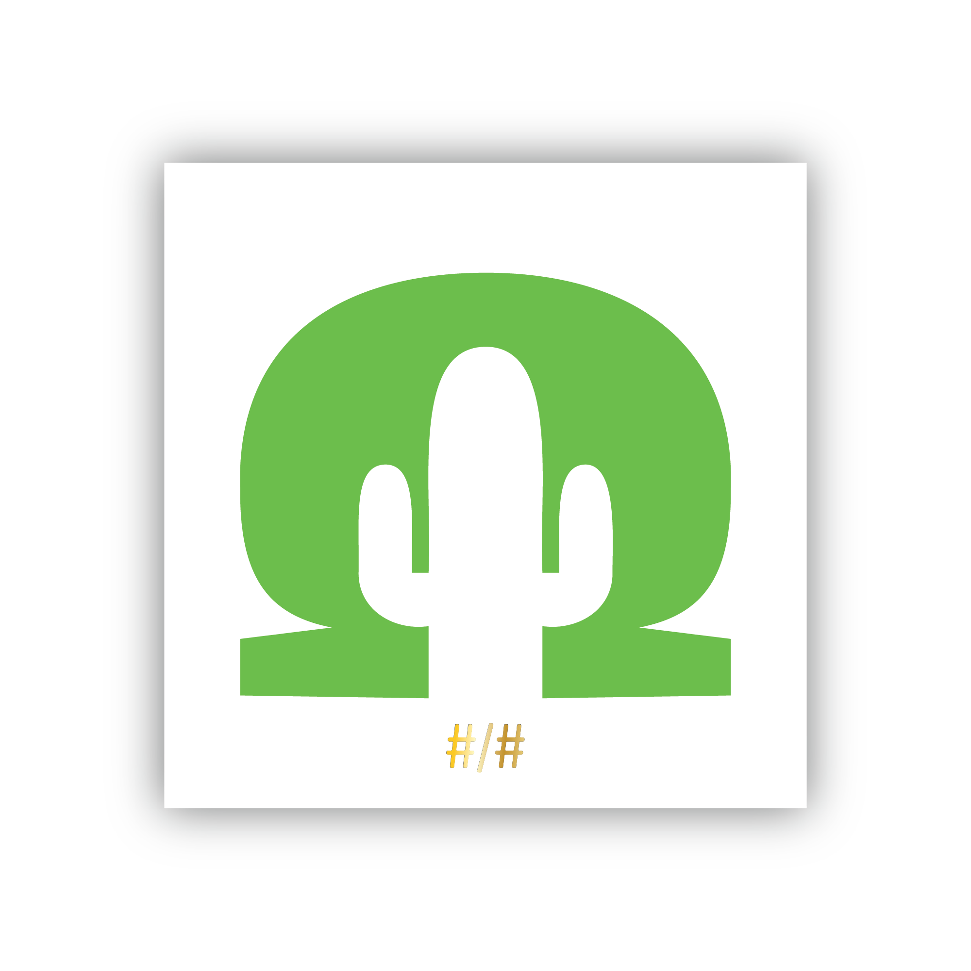 Foil Numbered Custom Stickers • Your Artwork, Logo, or Photo!